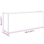 Armario de pared baño madera ingeniería gris sonoma 100x25x40cm de , Tocadores de baño - Ref: Foro24-860108, Precio: 68,20 €,...
