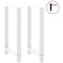 Patas de mesa de centro acero blanco 2 uds 60x(100-101) cm de , Patas para mesas - Ref: Foro24-4013345, Precio: 102,85 €, Des...