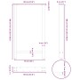 Patas de mesa de centro acero blanco 2 uds 60x(100-101) cm de , Patas para mesas - Ref: Foro24-4013345, Precio: 102,85 €, Des...