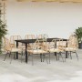 Juego comedor jardín 9 pzas cojines ratán sintético marrón de , Conjuntos de jardín - Ref: Foro24-3334561, Precio: 660,28 €, ...