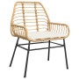 Juego comedor jardín 9 pzas cojines ratán sintético marrón de , Conjuntos de jardín - Ref: Foro24-3334561, Precio: 660,28 €, ...