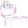 Juego comedor jardín 9 pzas cojines ratán sintético marrón de , Conjuntos de jardín - Ref: Foro24-3334561, Precio: 660,28 €, ...