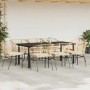 Juego comedor jardín 9 pzas cojines ratán sintético marrón de , Conjuntos de jardín - Ref: Foro24-3334610, Precio: 531,37 €, ...