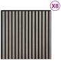 Paneles acústicos de pared 8 uds listones 60,5x60 cm de , Recubrimiento de paredes - Ref: Foro24-42002583, Precio: 144,62 €, ...