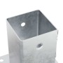 Bases para postes cuadradas 4 uds. Plata 81x81 mm | Foro24.es | Tu tienda online para hogar, jardín y más Foro24.es