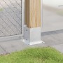 Bases para postes cuadradas 12 uds. Plata 121x121 mm de , Postes de cerca - Ref: Foro24-42000015, Precio: 89,87 €, Descuento:...