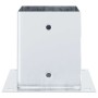 Bases para postes cuadradas 12 uds. Plata 121x121 mm de , Postes de cerca - Ref: Foro24-42000015, Precio: 89,87 €, Descuento:...