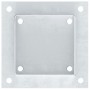Bases para postes cuadradas 12 uds. Plata 121x121 mm de , Postes de cerca - Ref: Foro24-42000015, Precio: 89,87 €, Descuento:...