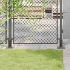 Bases para postes cuadradas 4 uds. Antracita 51x51 mm de , Postes de cerca - Ref: Foro24-42000020, Precio: 22,01 €, Descuento: %