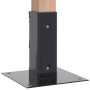 Bases para postes cuadradas 4 uds. Antracita 51x51 mm de , Postes de cerca - Ref: Foro24-42000020, Precio: 22,01 €, Descuento: %