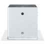 Bases para postes cuadradas 12 uds. Plata 141x141 mm | Foro24.es | Tu tienda online para hogar, jardín y más Foro24.es