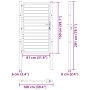 Puerta de jardín con cerradura de aluminio negra 100x150 cm de , Puertas de jardín - Ref: Foro24-42004148, Precio: 294,94 €, ...