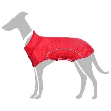 Chubasquero perros con tiras reflectantes poliéster rojo S | Foro24.es | Tu tienda online para hogar, jardín y más Foro24.es