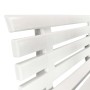 Banco de jardín plástico blanco 145,5 cm de , Bancos de jardín - Ref: Foro24-43583, Precio: 87,34 €, Descuento: %