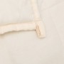 Manta con peso tela color crema claro 122x183 cm 9 kg de , Mantas - Ref: Foro24-3154812, Precio: 54,73 €, Descuento: %
