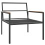 Juego muebles de jardín 4 pzas y cojines acero gris antracita de , Conjuntos de jardín - Ref: Foro24-3188016, Precio: 386,76 ...