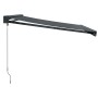 Toldo retráctil aluminio y tela gris antracita 3,5x2,5 m de , Toldos - Ref: Foro24-3154562, Precio: 530,86 €, Descuento: %