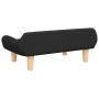 Sofá para niños de tela negro 70x40x24 cm | Foro24.es | Tu tienda online para hogar, jardín y más Foro24.es