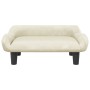 Sofá para niños de terciopelo crema 70x40x24 cm de , Mobiliario para bebés y niños pequeños - Ref: Foro24-3196355, Precio: 72...