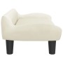 Sofá para niños de terciopelo crema 70x40x24 cm de , Mobiliario para bebés y niños pequeños - Ref: Foro24-3196355, Precio: 72...