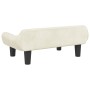 Sofá para niños de terciopelo crema 70x40x24 cm de , Mobiliario para bebés y niños pequeños - Ref: Foro24-3196355, Precio: 72...
