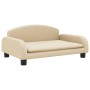 Sofá para niños de tela crema 70x45x30 cm de , Mobiliario para bebés y niños pequeños - Ref: Foro24-3196357, Precio: 67,81 €,...