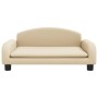 Sofá para niños de tela crema 70x45x30 cm de , Mobiliario para bebés y niños pequeños - Ref: Foro24-3196357, Precio: 67,81 €,...