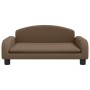 Sofá para niños de tela marrón 70x45x30 cm de , Mobiliario para bebés y niños pequeños - Ref: Foro24-3196360, Precio: 68,11 €...