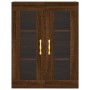 Aparador alto madera contrachapada marrón roble 69,5x34x180 cm de , Aparadores - Ref: Foro24-3198392, Precio: 183,70 €, Descu...