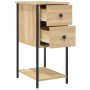 Mesitas noche 2 uds madera ingeniería roble Sonoma 32x42x70 cm de , Mesitas de noche - Ref: Foro24-826096, Precio: 113,09 €, ...