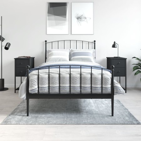 Mesitas de noche 2 uds madera de ingeniería negro 32x42x70 cm de , Mesitas de noche - Ref: Foro24-826094, Precio: 155,32 €, D...