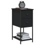 Mesitas de noche 2 uds madera de ingeniería negro 32x42x70 cm de , Mesitas de noche - Ref: Foro24-826094, Precio: 155,32 €, D...