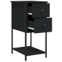 Mesitas de noche 2 uds madera de ingeniería negro 32x42x70 cm de , Mesitas de noche - Ref: Foro24-826094, Precio: 155,32 €, D...