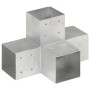 Conector de postes en forma de X metal galvanizado 101x101 mm de , Postes de cerca - Ref: Foro24-145483, Precio: 42,57 €, Des...