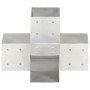 Conector de postes en forma de X metal galvanizado 101x101 mm de , Postes de cerca - Ref: Foro24-145483, Precio: 42,57 €, Des...