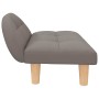 Cama para perros de tela gris taupe 70x52x30 cm de , Camas para perros - Ref: Foro24-171936, Precio: 74,44 €, Descuento: %