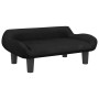 Cama para perros de terciopelo negra 70x40x24 cm de , Camas para perros - Ref: Foro24-171955, Precio: 68,09 €, Descuento: %