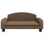 Cama para perros de tela marrón 70x45x30 cm de , Camas para perros - Ref: Foro24-171962, Precio: 68,11 €, Descuento: -5%%