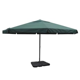 Sombrilla de jardín con base portátil aluminio verde de , Sombrillas - Ref: Foro24-271717, Precio: 311,65 €, Descuento: %