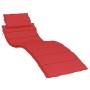 Cojín de tumbona de tela Oxford rojo 186x58x4 cm de , Cojines para sillas y sofás - Ref: Foro24-314164, Precio: 51,03 €, Desc...