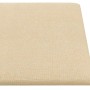 Paneles de pared 12 uds tela crema 60x30 cm 2,16 m² de , Recubrimiento de paredes - Ref: Foro24-343844, Precio: 72,43 €, Desc...