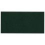 Paneles de pared 12 uds terciopelo verde oscuro 60x30 cm 2,16m² de , Recubrimiento de paredes - Ref: Foro24-343865, Precio: 6...