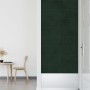 Paneles de pared 12 uds terciopelo verde oscuro 60x30 cm 2,16m² de , Recubrimiento de paredes - Ref: Foro24-343865, Precio: 6...