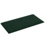 Paneles de pared 12 uds terciopelo verde oscuro 60x30 cm 2,16m² de , Recubrimiento de paredes - Ref: Foro24-343865, Precio: 6...