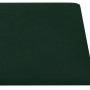 Paneles de pared 12 uds terciopelo verde oscuro 60x30 cm 2,16m² de , Recubrimiento de paredes - Ref: Foro24-343865, Precio: 6...