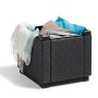Keter Puf cubo de almacenamiento con cojín grafito de , Cajas de almacenaje para exteriores - Ref: Foro24-408951, Precio: 75,...