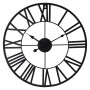 H&S Collection Reloj de pared con números romanos negro de , Relojes de pared - Ref: Foro24-445871, Precio: 29,42 €, Descuent...
