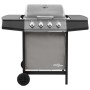 Barbacoa de gas con 4 fogones negro y plateado de , Barbacoas - Ref: Foro24-3053624, Precio: 189,15 €, Descuento: -5%%