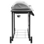Barbacoa de gas con 4 fogones negro y plateado de , Barbacoas - Ref: Foro24-3053624, Precio: 189,15 €, Descuento: -5%%