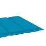 Tumbona con mesa y cojín madera maciza de teca de , Tumbonas - Ref: Foro24-3063025, Precio: 298,91 €, Descuento: %